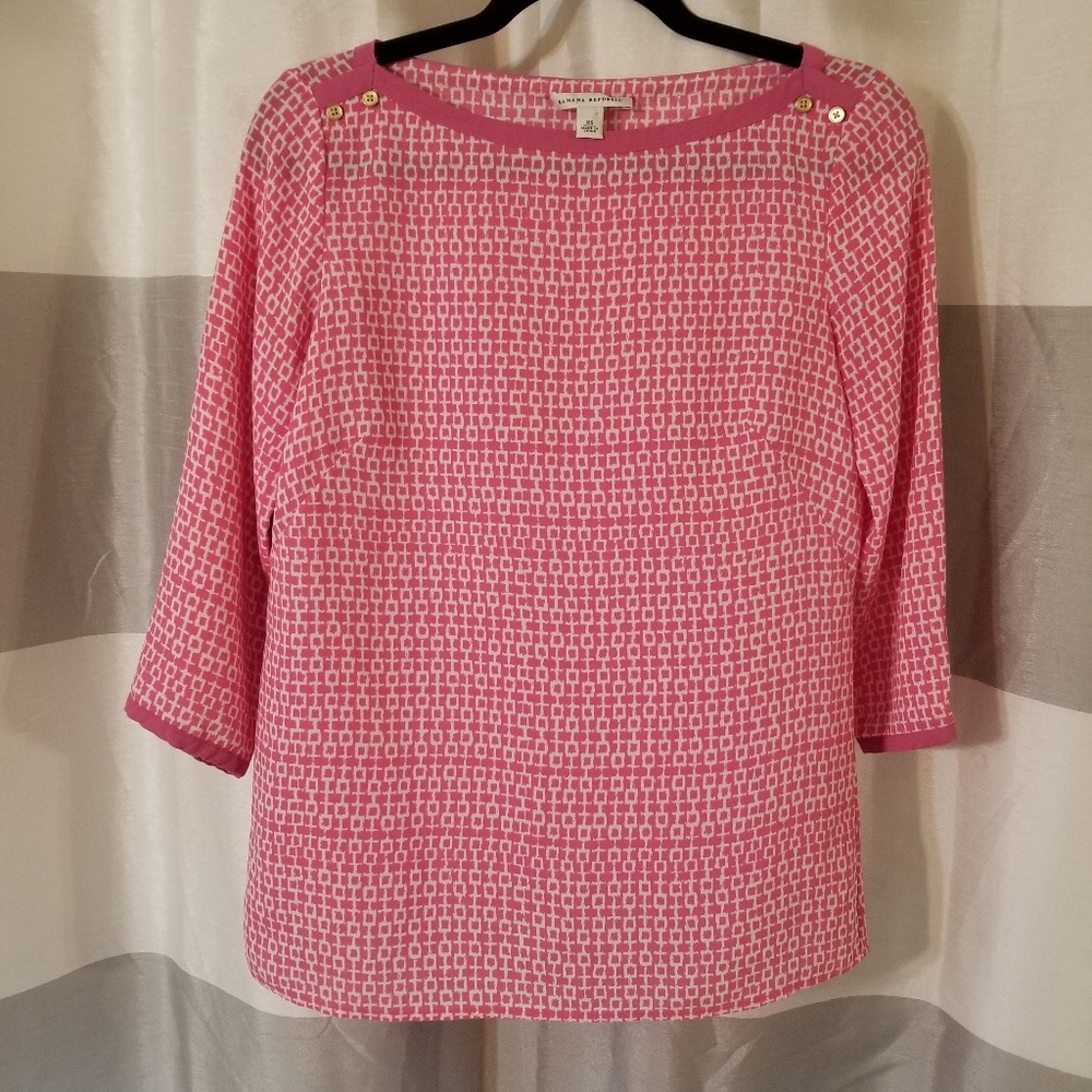 Banana republic XS pink top